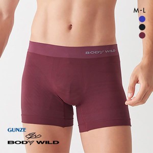 ボクサーパンツ メンズ 20％OFF メール便(15) グンゼ GUNZE ボディワイルド BODY WILD e-BOXER トラッドチェック柄 3D-BOXER 立体成型