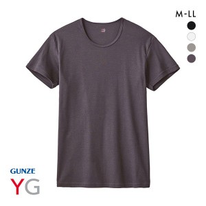 20％OFF【メール便(25)】【送料無料】 グンゼ GUNZE ワイジー YG ネクストラ NextRA+ WARM∞DEO クルーネック Tシャツ メンズ 半袖 綿100