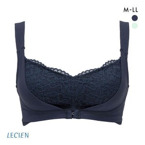 ブラジャー ナイトブラ 育乳 ノンワイヤー フロントホック ルシアン LECIEN ナイトサポートブラ 就寝用 ハーフトップ M L LL 単品