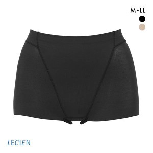 10％OFF【メール便(6)】 ルシアン LECIEN あったか 小腹押さえパンツ ショート丈 ぽっこりお腹を押さえる 補正下着 ガードル