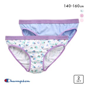 20％OFF【メール便(15)】 チャンピオン Champion ジュニア キッズ ショーツ 2枚組 ガールズ 女の子 スタンダードショーツ