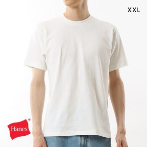 15％OFF ヘインズ Hanes SHIRO クルーネックTシャツ メンズ インナー 大きいサイズ 半袖 白T HM1-X201