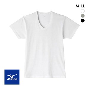 【メール便(20)】 ミズノ MIZUNO Tシャツ メンズ Vネック 半袖 ベーシック インナー