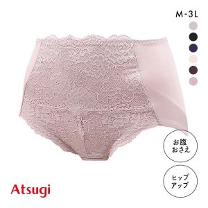 ショーツ レディース パンツ 下着 女性 メール便(6) アツギ ATSUGI ダブルキレイ お腹おさえ ガードルショーツ 補正下着 深め ハイウエス