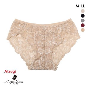 ショーツ レディース パンツ 下着 女性 総レース メール便(3) 送料無料 アツギ ATSUGI ヌードメイク NUDE Make ストレッチ 