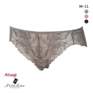 ショーツ レディース パンツ 下着 女性 メール便(4) アツギ ATSUGI ヌードメイク NUDE Make ストレッチ 総レース スタンダード 単品