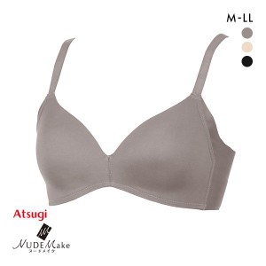 ブラジャー ノンワイヤー レディース 下着 ブラトップ アツギ ATSUGI ヌードメイク NUDE Make シームレスカップ ワイヤレスブラ 単品 