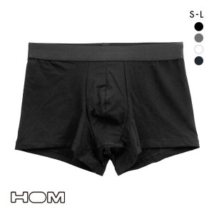 ボクサーパンツ メンズ 20％OFF オム HOM CLASSIC BOXER BRIEFS PREMIUM COTTON MODAL 前とじ 無地 アンダーウェア