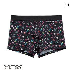 ボクサーパンツ メンズ 前閉じ 送料無料 オム HOM AMOUR BOXER BRIEFS 前とじ アンダーウェア ストリートアート 下着