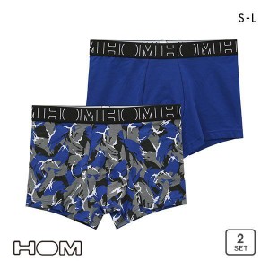 ボクサーパンツ メンズ 2枚セット 送料無料 セット オム HOM brian #2 BOXER BRIEFS 2P 前とじ ブリーフ インナー 下着