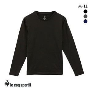 20％OFF ルコックスポルティフ le coq sportif 裏起毛 丸首 長袖 Tシャツ インナー メンズ クルーネック