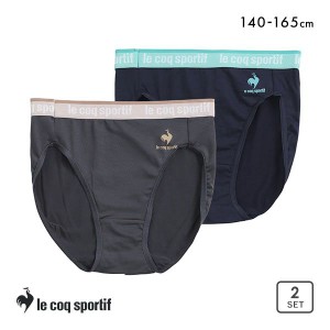 【メール便(10)】 ルコックスポルティフ le coq sportif ガールズ ショーツ 2枚組 女児 女の子 キッズ ジュニア