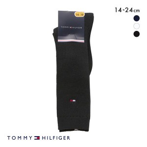 20％OFF【メール便(10)】 トミー・ヒルフィガー TOMMY HILFIGER KIDS リブ ハイソックス 日本製