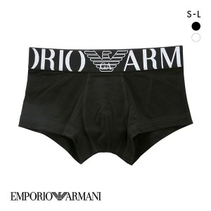 ボクサーパンツ メンズ 20％OFF エンポリオ・アルマーニ EMPORIO ARMANI BASIC ESSENTIAL MEGALOGO TRUNK アンダーウェア