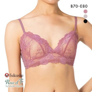 ブラジャー レディース 下着 レース 45％OFF 福助　Rued'F by fukuske intimate 使い 単品 