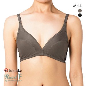 ブラジャー ノンワイヤー レディース 下着 フルカップ 40％OFF 福助 Rued'F by fukuske intimate エア 単品 日本製 