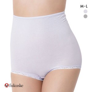 ショーツ レディース パンツ 下着 女性 はらまき付き 10％OFF メール便(10) 福助 Fukuske 美温活 はらまき心地 スタンダード 単品