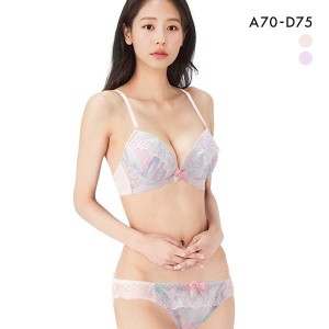 ブラジャー ショーツ セット ブラセット 下着 レディース ピュアシェリ PURECHERIE 脇高ラメ入りマーブル レディース