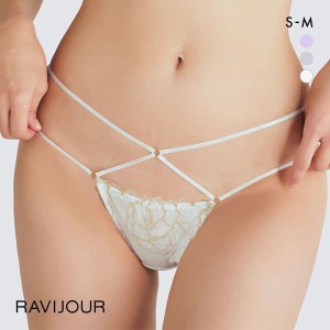 tバック レディース ショーツ セクシー 総レース バックレース 透け メール便(6) ラヴィジュール RAVIJOUR フラワーカーペット バックエ