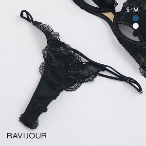 【メール便(7)】 ラヴィジュール RAVIJOUR レーシーフェザー ストレッチレース Tバック ショーツ SM タンガ ソング バックレース 総レー