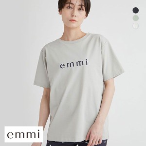 【送料無料】 エミ emmi 【emmi yoga】 【ONLINE限定】eco emmiロゴバックシャンTシャツ 半袖 Tシャツ スポーツウェア 単品