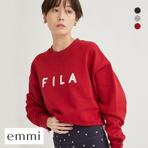 【送料無料】 エミ emmi 【emmi yoga】FILAコラボプルオーバー 単品