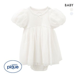 【送料無料】 ジェラートピケ キッズアンドベイビー gelato pique Kids＆Baby 【BABY】スターチュールロンパース ジェラピケ