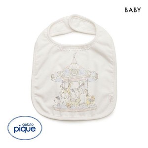 【メール便(5)】 ジェラートピケ キッズアンドベイビー gelato pique Kids＆Baby 【BABY】メリーゴーランドワンポイントスタイ ジェラピ