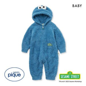 【送料無料】 ジェラートピケ キッズアンドベイビー gelato pique Kids＆Baby 【SESAME STREET】【BABY】クッキーモンスターロンパース