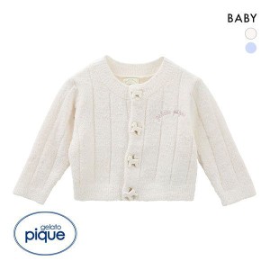 【送料無料】 ジェラートピケ キッズアンドベイビー gelato pique Kids＆Baby 【BABY】スムーズィーリブカーディガン ジェラピケ