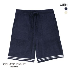 【送料無料】 ジェラートピケ オム GELATO PIQUE メンズ 【HOMME】エアモコハーフパンツ ジェラピケ パジャマ ルームウェア