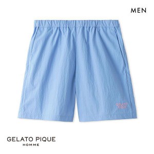 【送料無料】 ジェラートピケ オム GELATO PIQUE メンズ 【COOL】【HOMME】ナイロンハーフパンツ ジェラピケ パジャマ ルームウェア