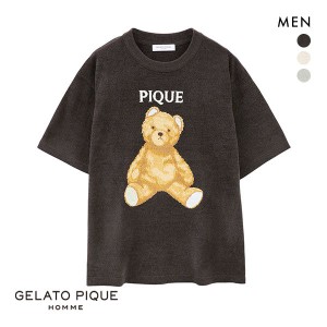 【送料無料】 ジェラートピケ オム GELATO PIQUE メンズ 【HOMME】エアモコベアプルオーバー ジェラピケ パジャマ ルームウェア