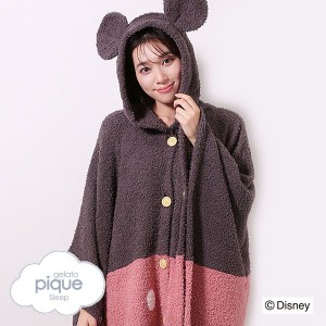 【送料無料】 ジェラートピケ gelato pique レディース 【Sleep】Mickey/ポンチョ ジェラピケ パジャマ ルームウェア