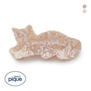 ジェラートピケ gelato pique 【CAT DAY】キャットBIGヘアクリップ ジェラピケ