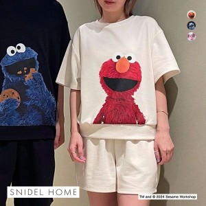 【送料無料】 スナイデルホーム SNIDEL HOME 【SESAME STREET】スウェットセット パジャマ ルームウェア