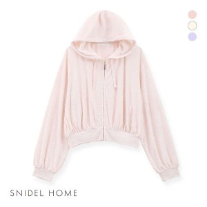 【送料無料】 スナイデルホーム SNIDEL HOME フラワーパイルパーカー パジャマ ルームウェア