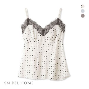 【メール便(30)】【送料無料】 スナイデルホーム SNIDEL HOME バイカラーサテンキャミソール パジャマ ルームウェア