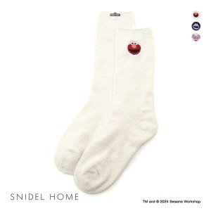 【メール便(20)】 スナイデルホーム SNIDEL HOME 【SESAME STREET】【UNISEX】ワンポイントソックス パジャマ ルームウェア