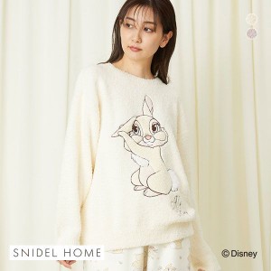 【送料無料】 スナイデルホーム SNIDEL HOME 【Bambi】ミス・バニー&とんすけ ジャガードニットプルオーバー パジャマ ルームウェア