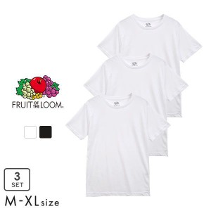 20％OFF フルーツオブザルーム FRUIT OF THE LOOM 3P クルーネック Tシャツ 3枚組 メンズ 定番 パックT