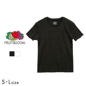 Tシャツ 半袖 インナー レディース 50％OFF メール便(25) フルーツオブザルーム FRUIT OF THE LOOM リブ コットン100%