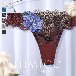 【メール便(5)】【送料無料】 HIMICO 華やかな異国情緒漂う Esoticita Rosa ショーツ Tバック ソング タンガ ML 016series 単品