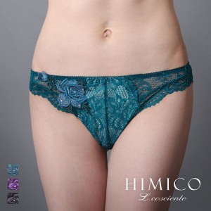 40％OFF【メール便(4)】 HIMICO L.cosciente ショーツ Tバック ソング タンガ ML バックレースブラジリアン 単品