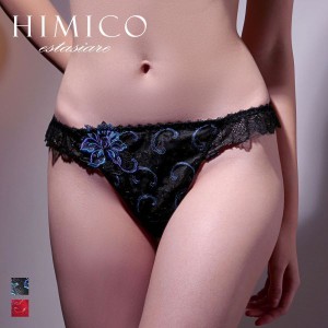 【メール便(5)】【送料無料】 HIMICO estasiare GEMMA ショーツ Tバック ソング タンガ 総レース ランジェリー ML 002series 単品