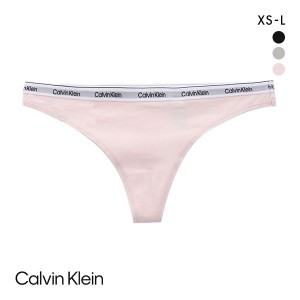 【メール便(7)】 カルバン・クライン Calvin Klein MODERN LOGO THONG Tバック ショーツ タンガ ソング 単品