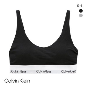 【送料無料】 カルバン・クライン Calvin Klein MODERN COTTON LIGHTLY LINED BRALETTE カップ付き ブラレット アジアンフィット 単品