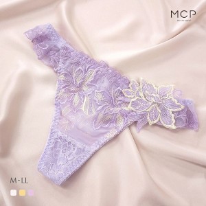 10％OFF【メール便(3)】 モンシェルピジョン Mon cher pigeon ティアム TIAM ショーツ Tバック タンガ バックレース M L LL 単品