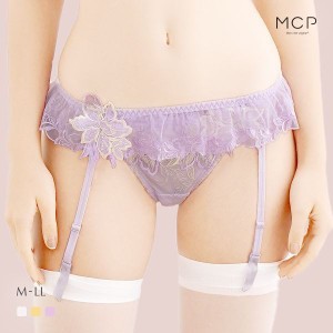 10％OFF【メール便(5)】 モンシェルピジョン Mon cher pigeon ティアム TIAM ガーターベルト ランジェリー M L LL 単品 総レース アップ