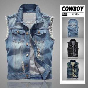 TMT デニム　ダウンベスト　Lサイズ TMT（ティーエムティー）の「DENIM REVERSIBLE DOWN VEST